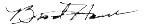 Brad Hance Signature